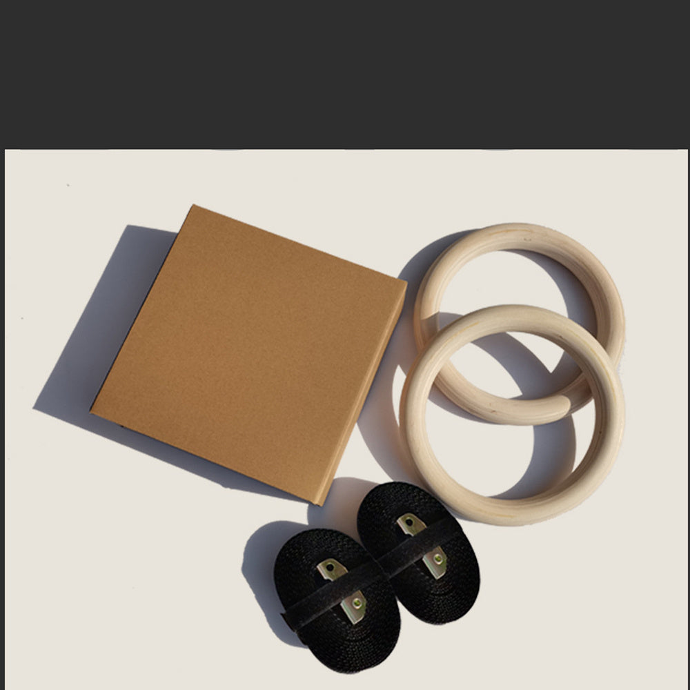 Fitness Wooden Ring Training Belt Set