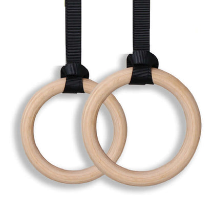 Fitness Wooden Ring Training Belt Set